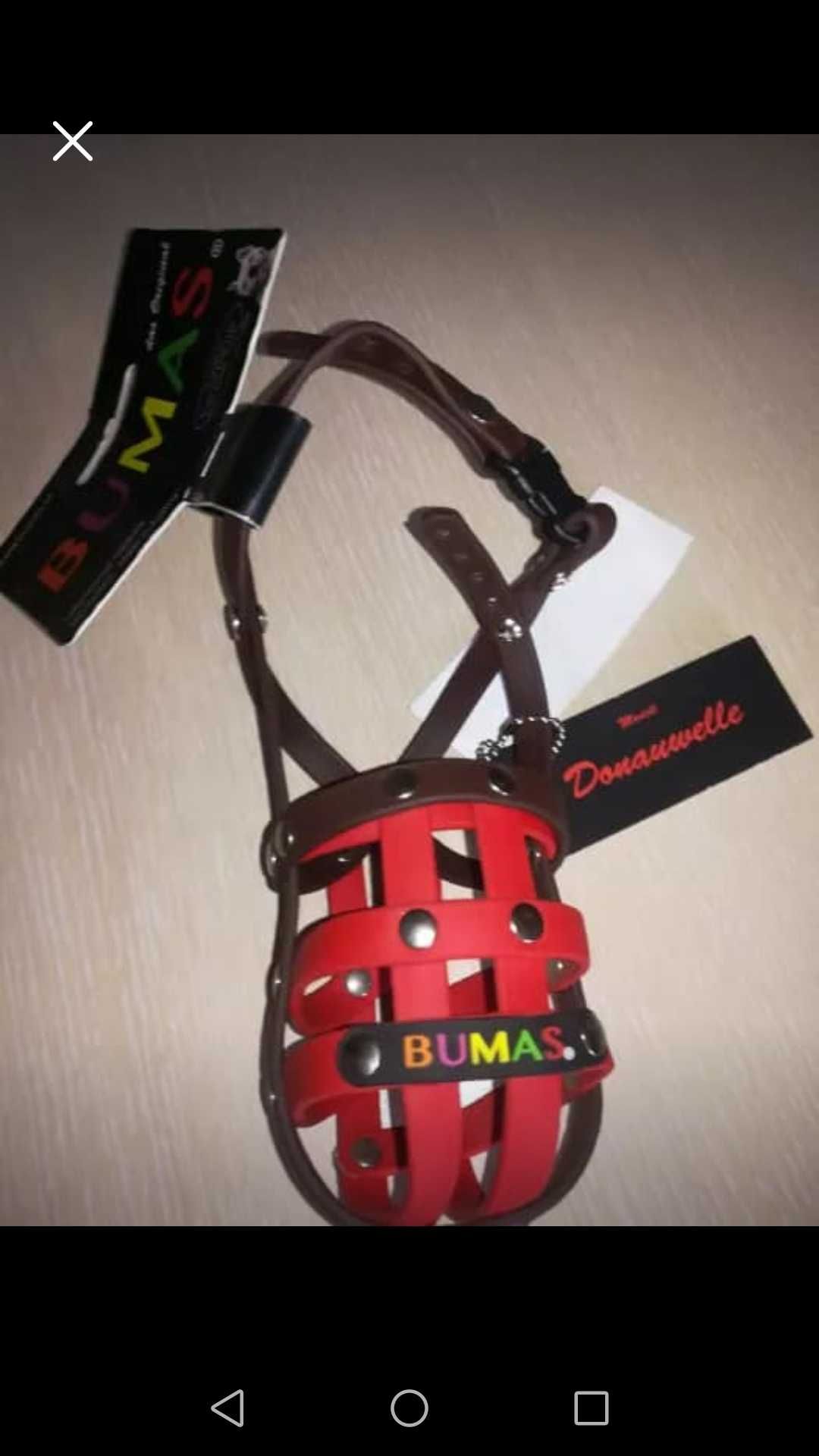 Kaganiec dla psa bumas obwód pyska 18 cm, długość pyska 7 cm