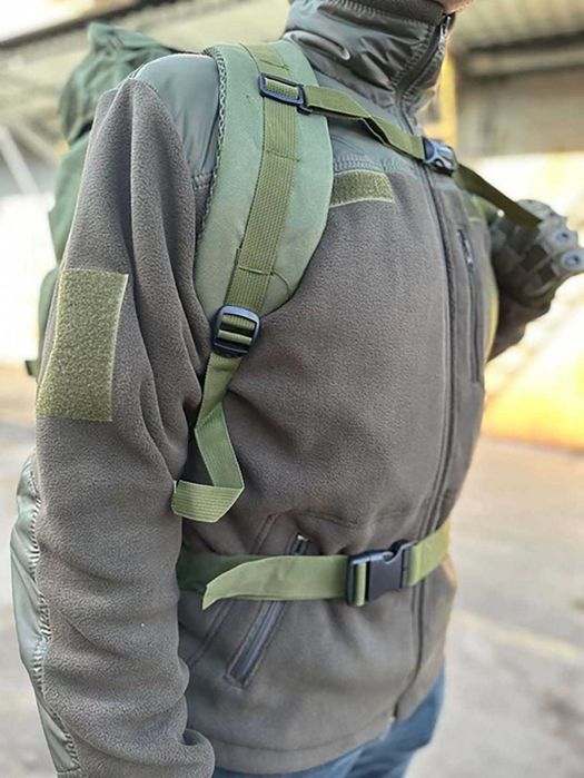 Військовий тактичний рюкзак, водонепроникний рюкзак 70-80л (Олива)