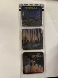 Zestaw 3 magnesów Dubai