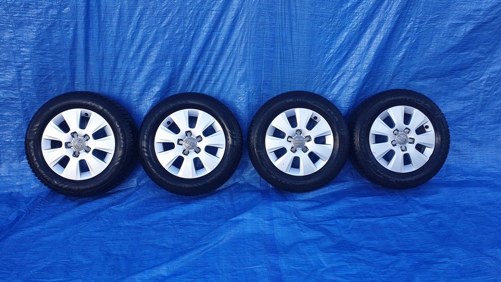 Sprzedam Komplet Koła Zimowe Alufelgi Audi + Opony Fulda 15"