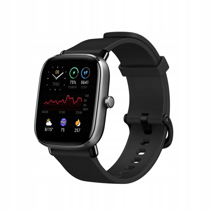 smartwatch amazfit gts 2 mini czarny bluetooth pulsometr żyroskop