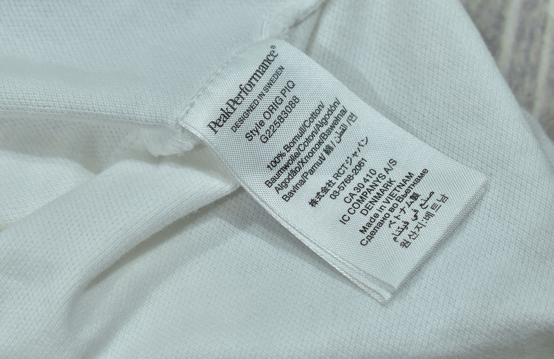 Peak Performance Biała Koszulka Polo / L