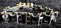 Bransoleta MULTITOOL jak Leatherman Tread srebrny mat