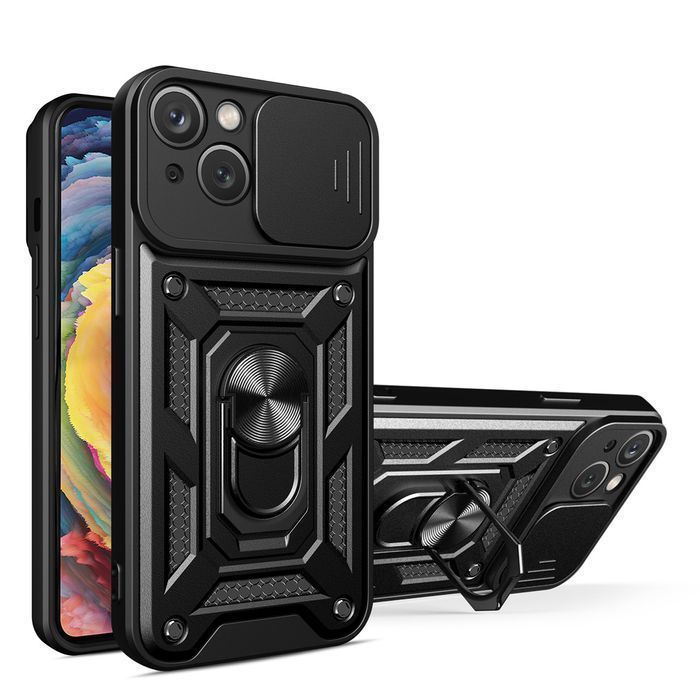 Etui Hybrid Armor Camshield Huawei Nova Y90 - Czarny