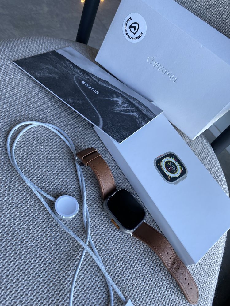 Apple watch ultra 49mm titanium black używany
