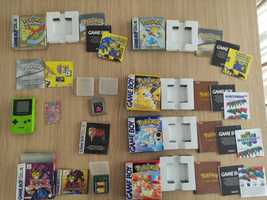 Caixas de jogos, jogos, consola Game Boy Color