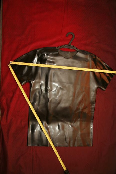 Koszula T-shirt lateksowa latex 0,6mm stan bdb