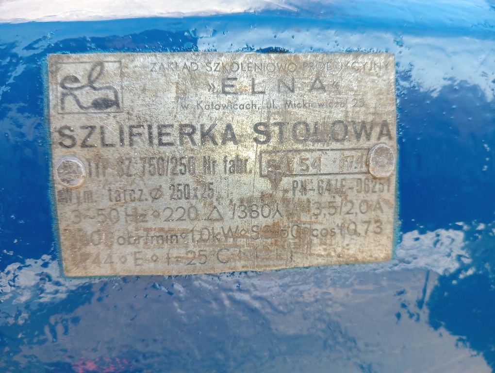 Starej produkcji szlifierka Elna z epoki PRL Gratka dla kolekcjonerów