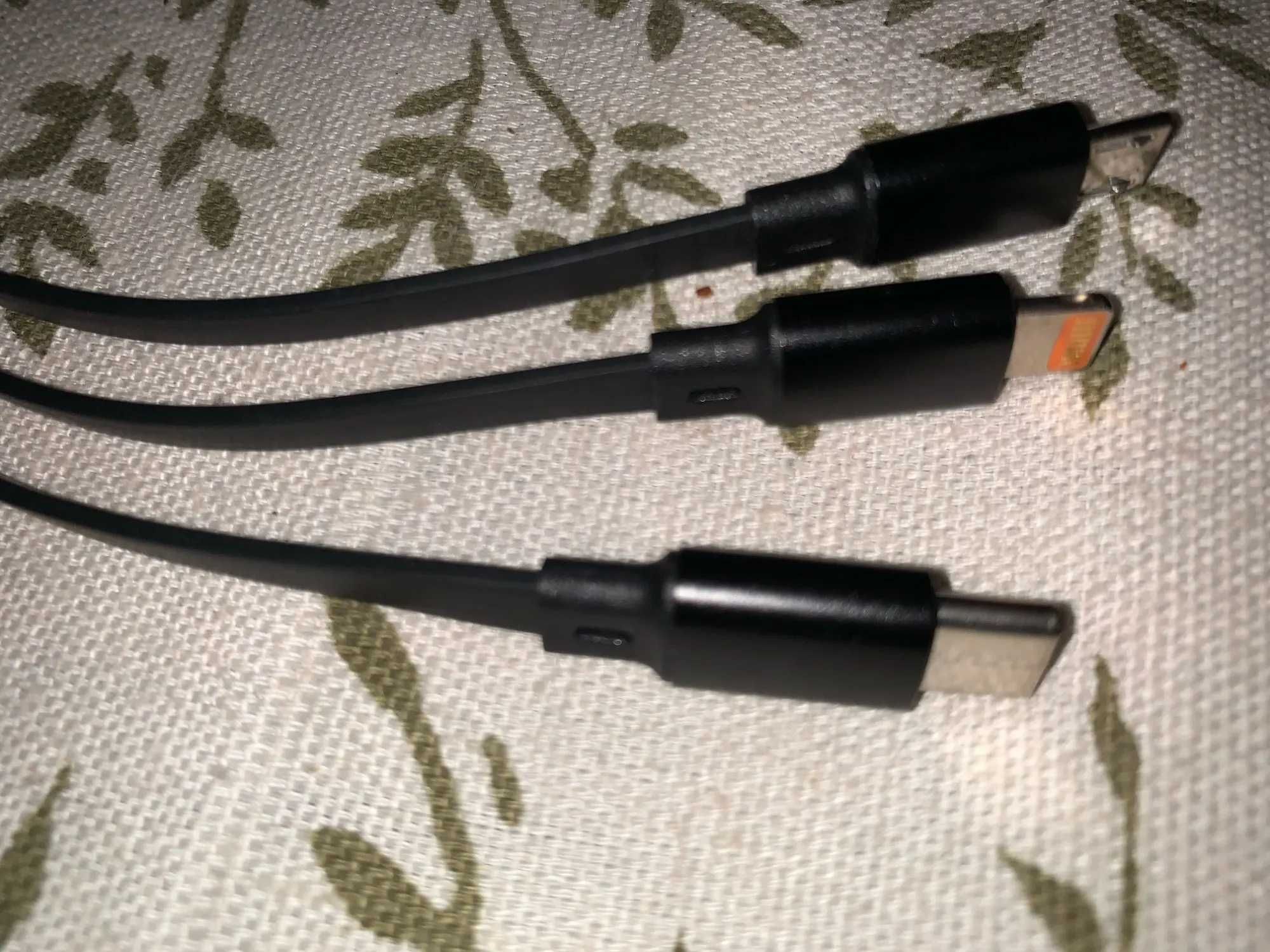 3 W 1 chowany kabel Usb 100W szybkie ładowanie i transfer danych.
