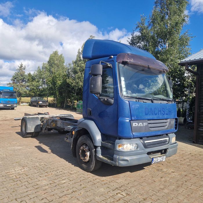 Daf LF55 dmc 12000 kg długa rama do zabudowy laweta kontener Euro 5
