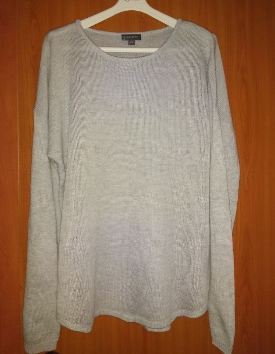 Greenpoint jasnoszary sweter rozmiar 42/XL