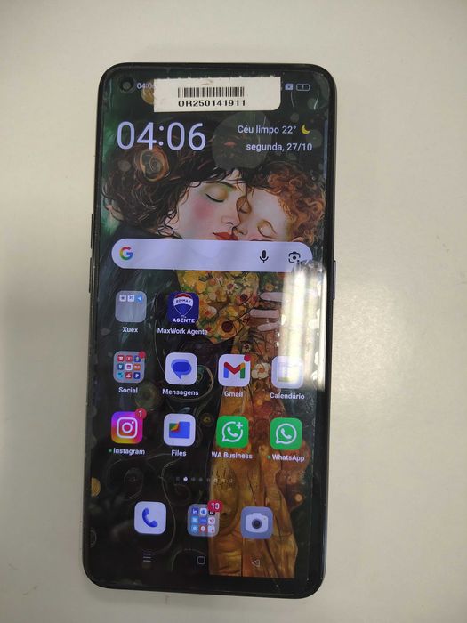 Smartphone OPPO lite 5G Dual Sim, na garantia, com ecrã novo.