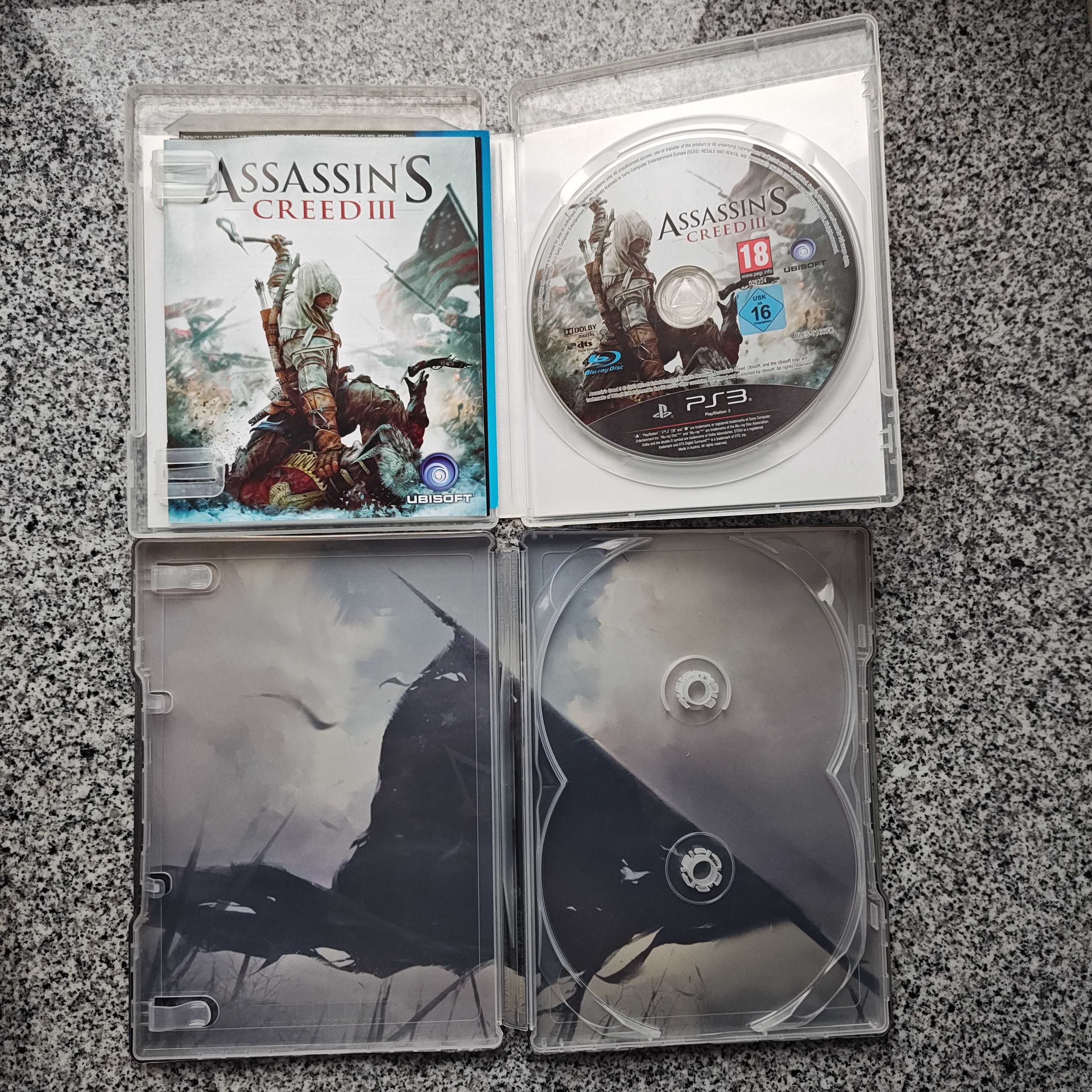Assasin's Creed III - PS3 - steelbook unikat gra playstation sony