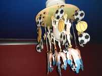Lampa do pokoju chłopca Fana piłki nożnej itp.