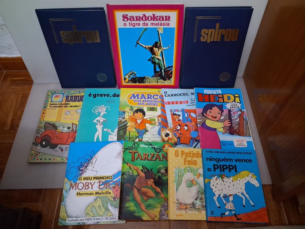 Vários Livros de Banda Desenhada Antigos