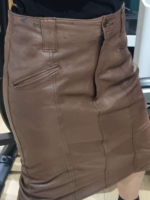 Spódnica skóra naturalna damska M