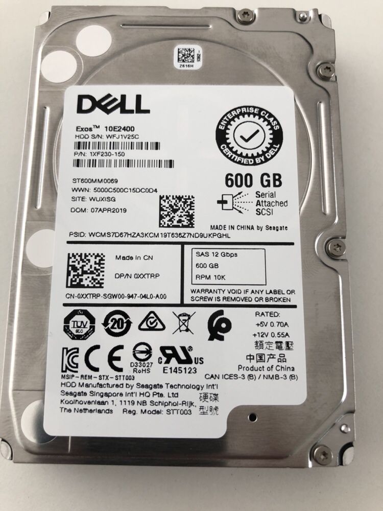 Disco dell 600 gb SAS