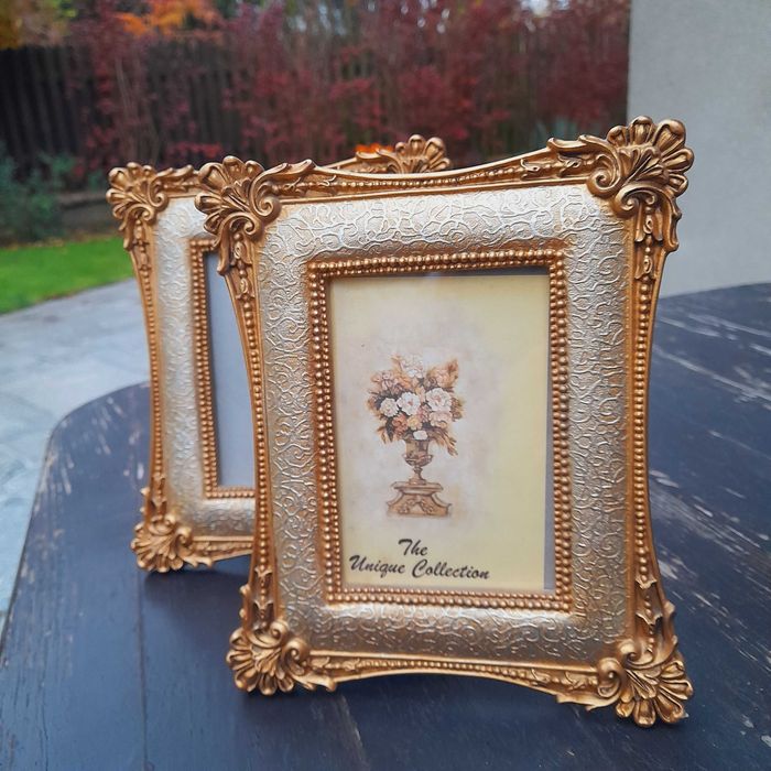 Ramki w kolorze złota, 2 sztuki