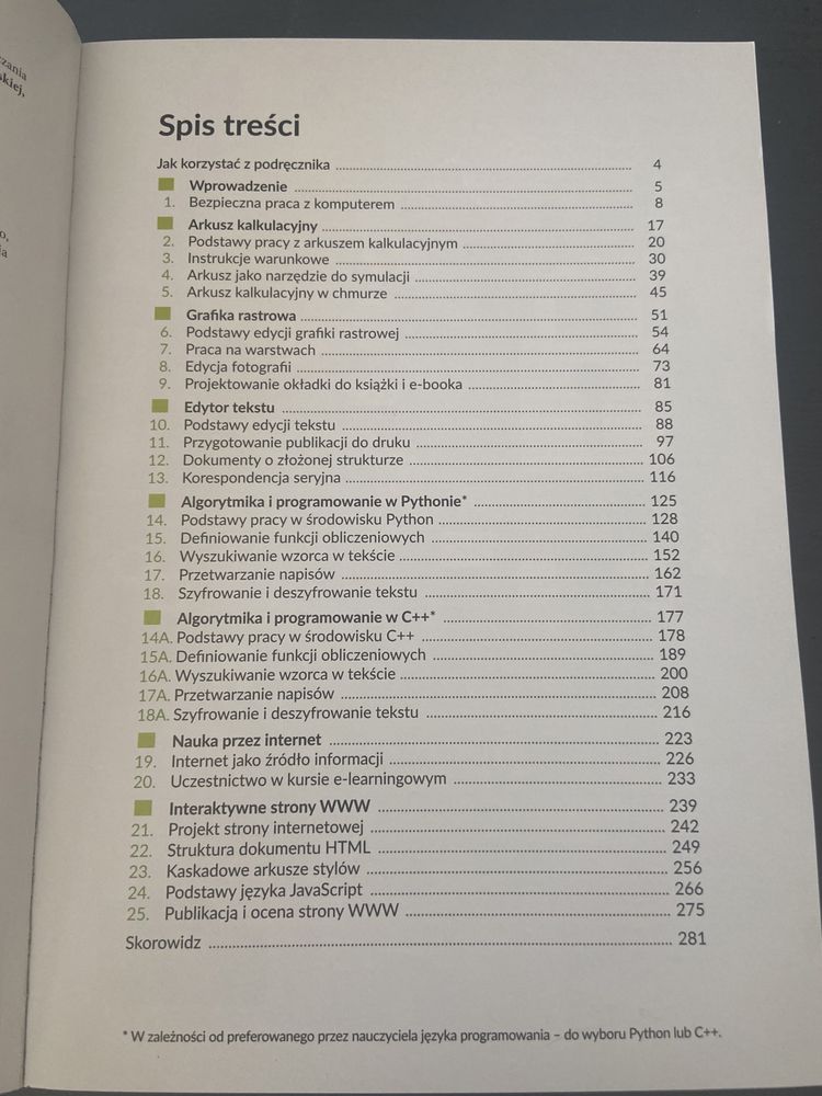 Podręcznik do informatyki liceum
