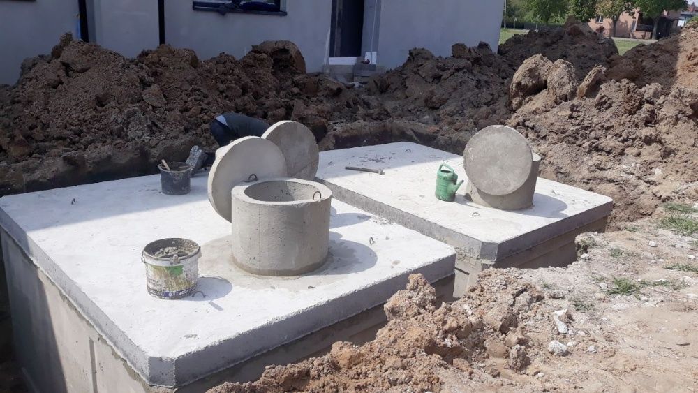 Szamba betonowe zbiorniki na szambo 4-12m z WYKOPEM kompleksowo Konin
