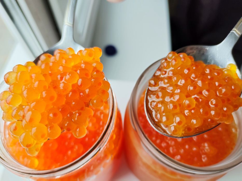 Икра красная черная Горбуша Кета Щука Веслонос