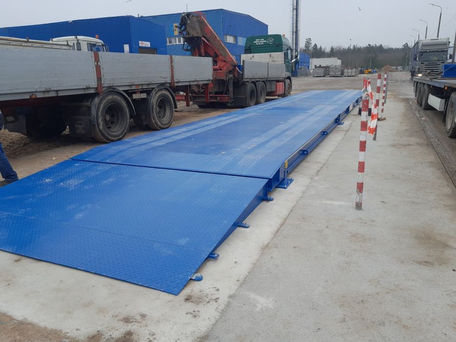 Waga samochodowa 18m 60t stalowa z najazdami