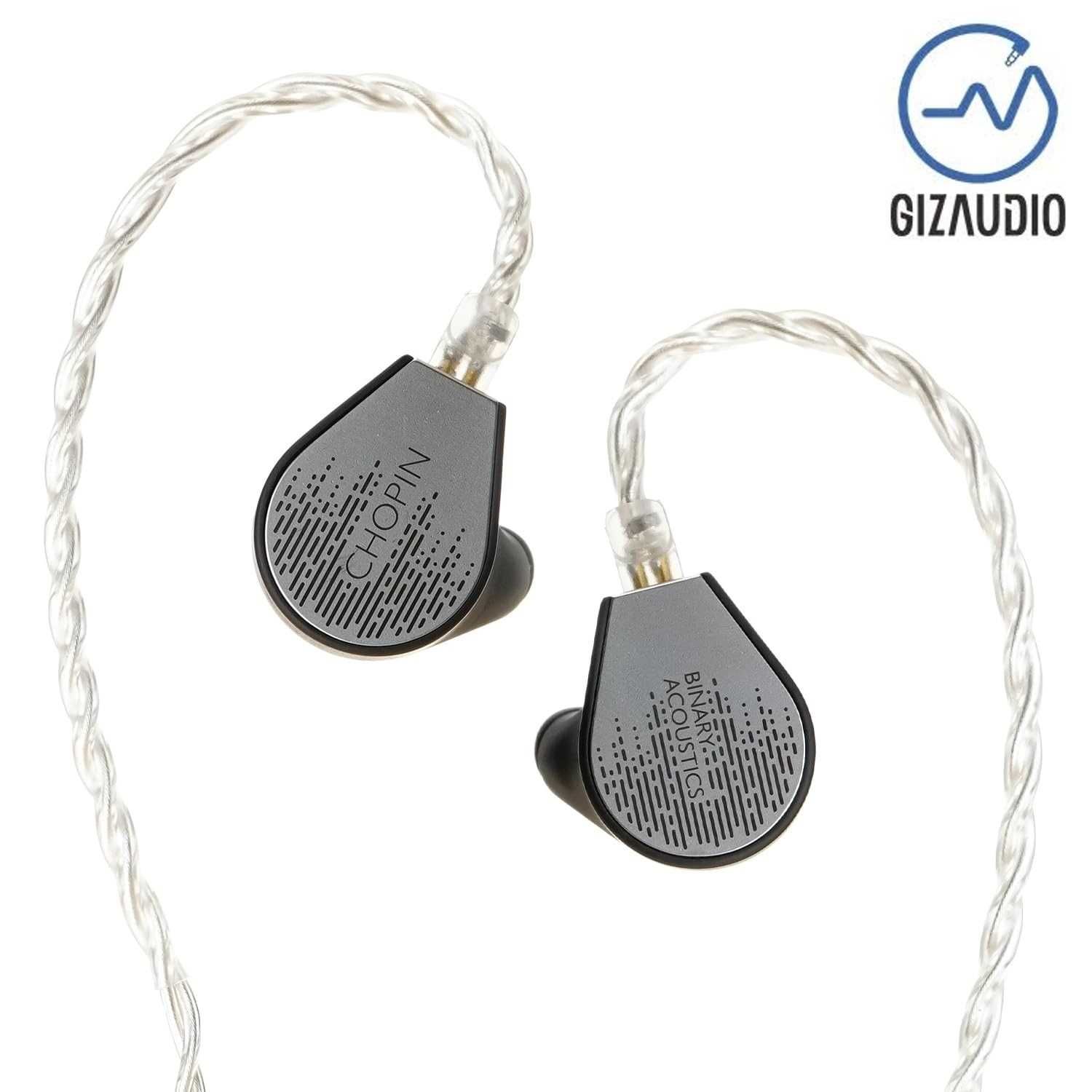 ⇒ Gizaudio × Binary Chopin - гибридные проводные IEMs наушники 1DD+3BA