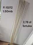 Tyczka/Pręt z włókna szklanego fi10/12opakowanie10/25/50szCena2,78/szt