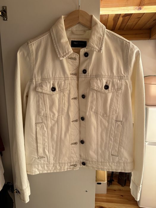 Kurtka jeansowa off-white Marks & Spencer