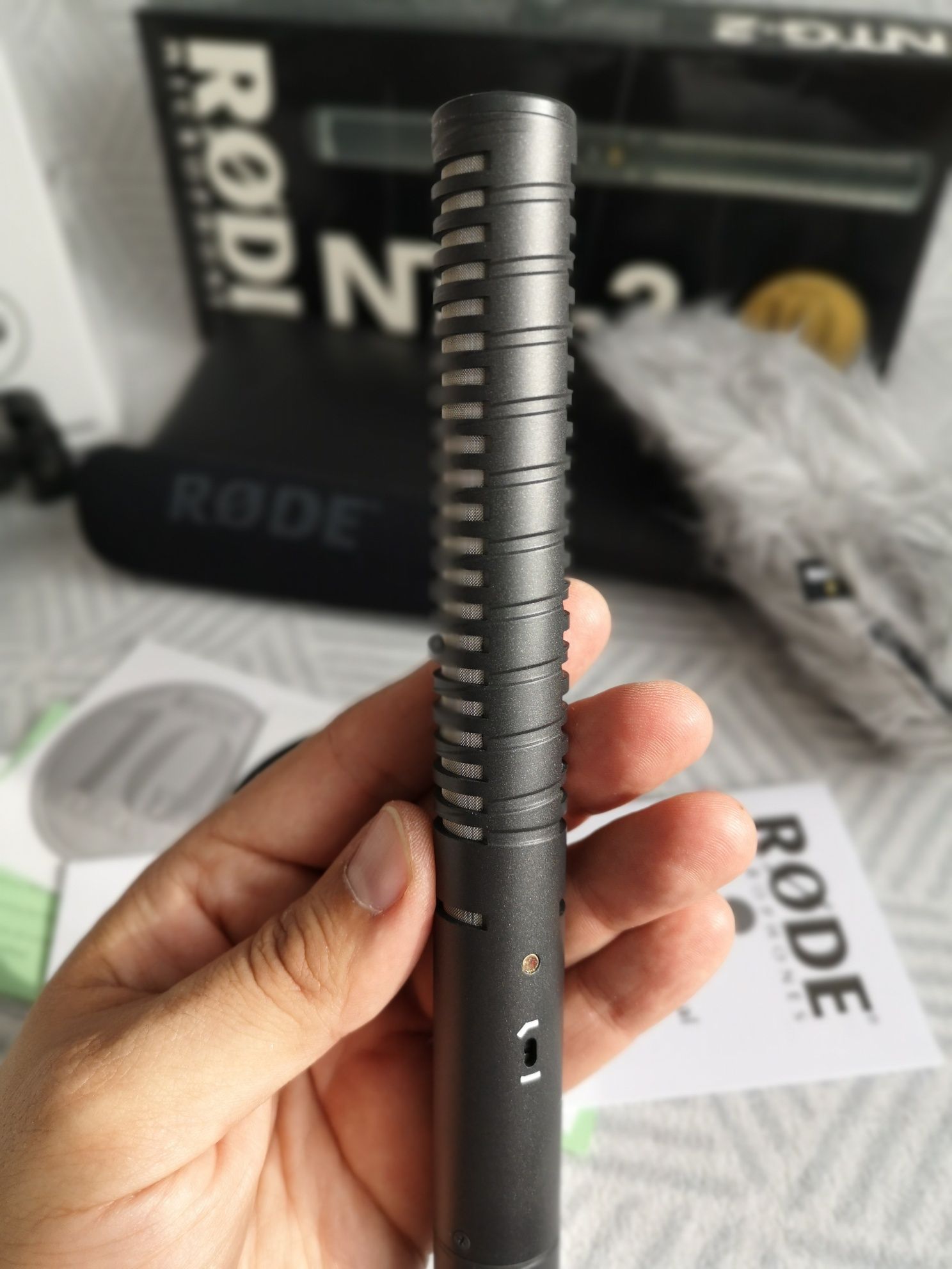 Mikrofon RODE NTG-2 reporterski nakamerowy pojemnościowy + kabel PROEL