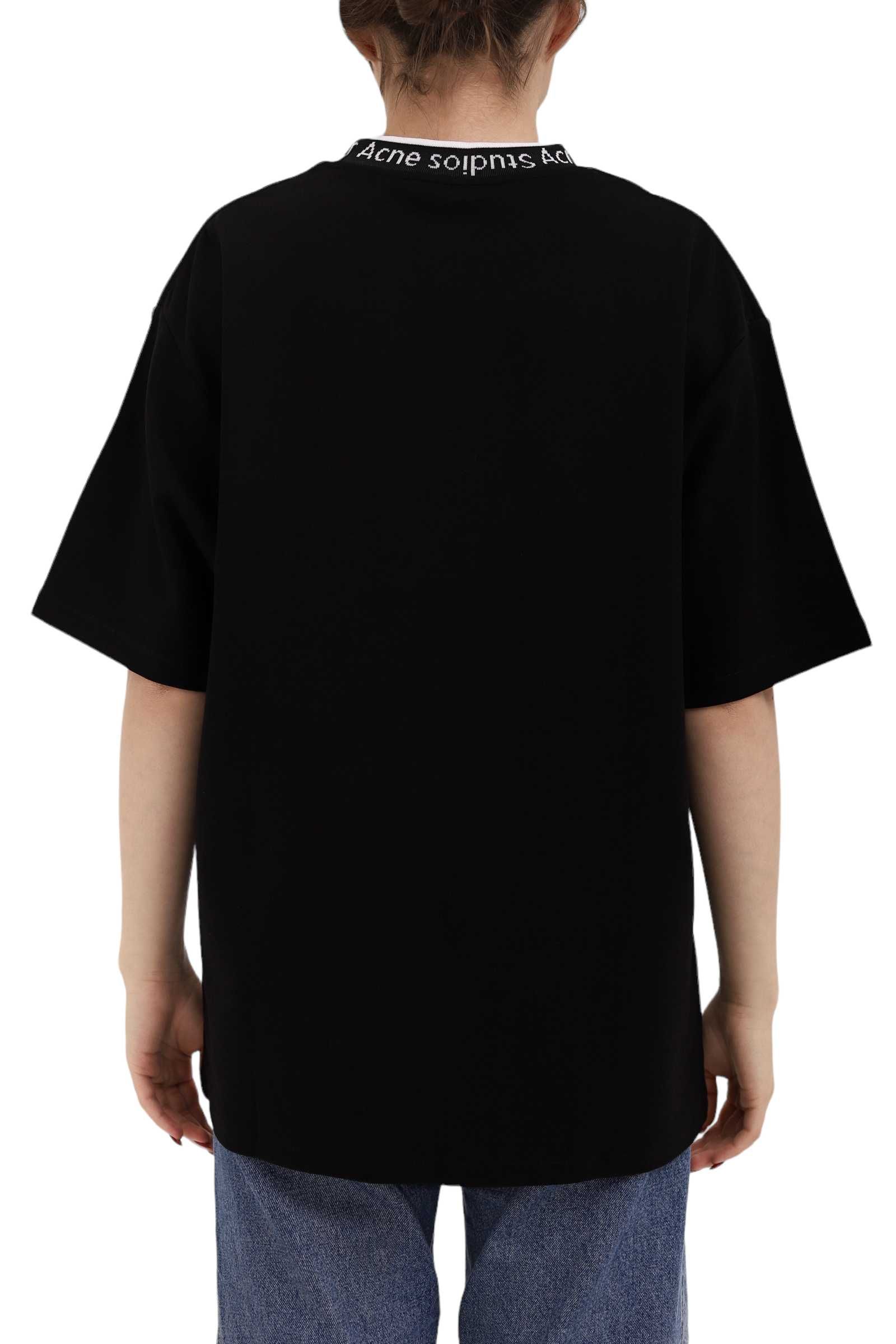 Футболка Acne Studios Extorr Logo T-Shirt Black