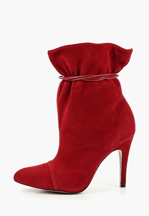 Ботильйони натуральний замш/шкіра