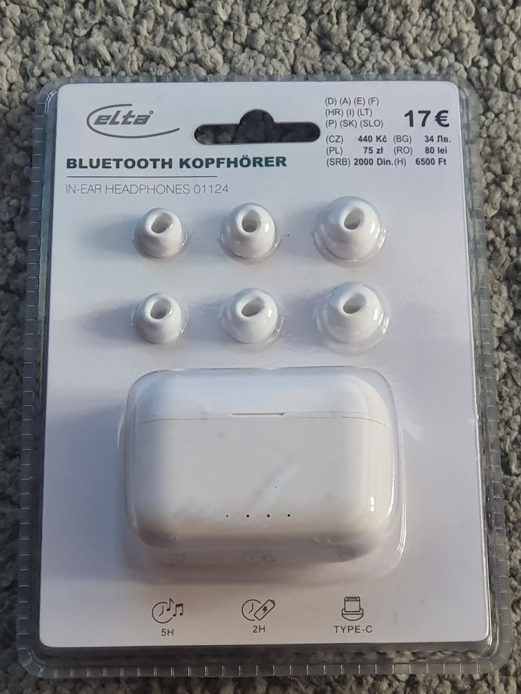 Nowe słuchawki bezprzewodowe bluetooth Elta
