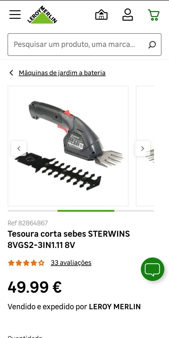 Tesoura poda sebes sterwins