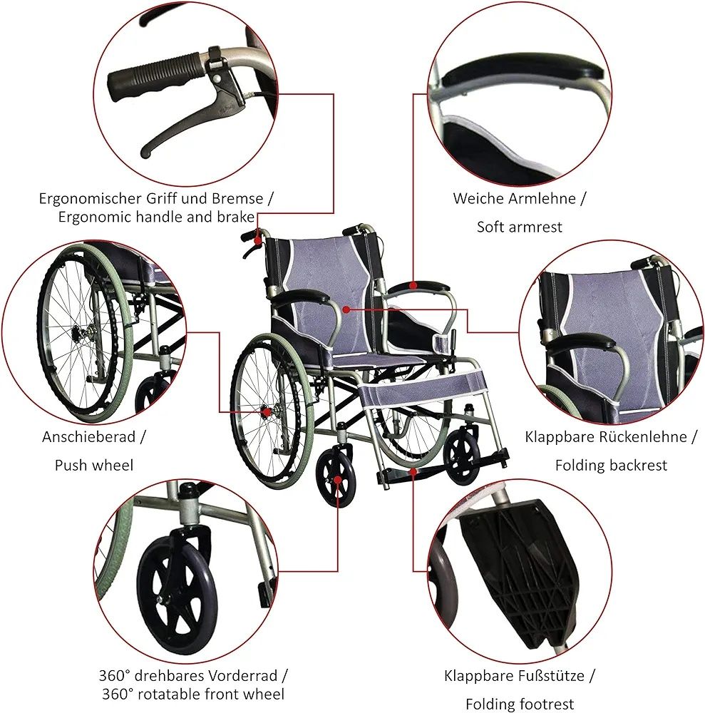 Antar AT52301 wózek inwalidzki