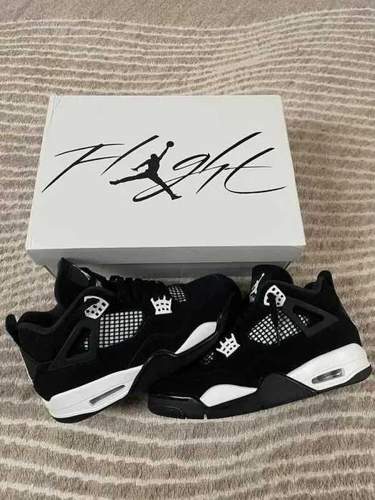 Buty Jordan4Retro White Thunder Moda Obuwie sportowe rozmiar.38
