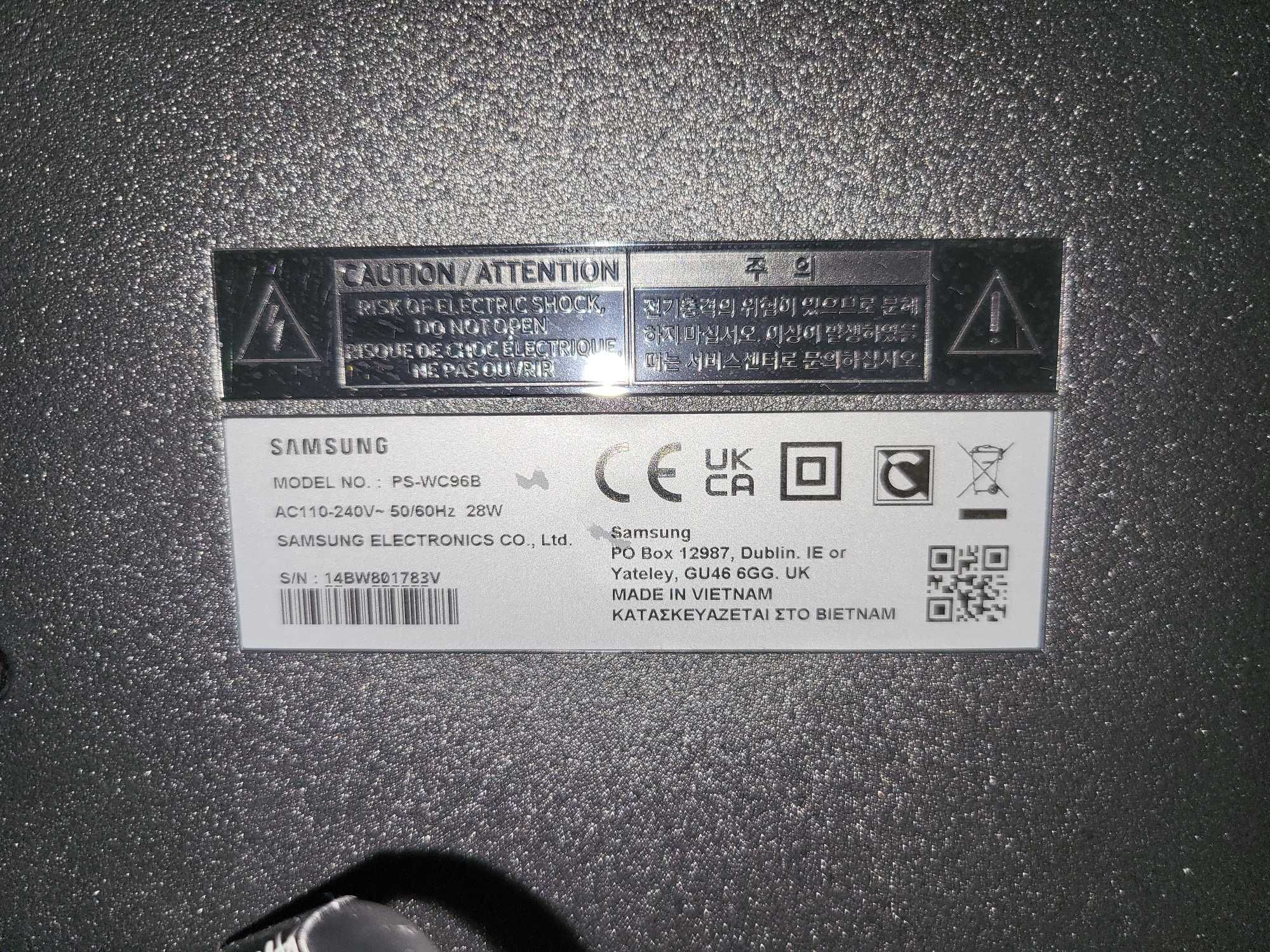 Subwoofer Samsung PS-WC96B