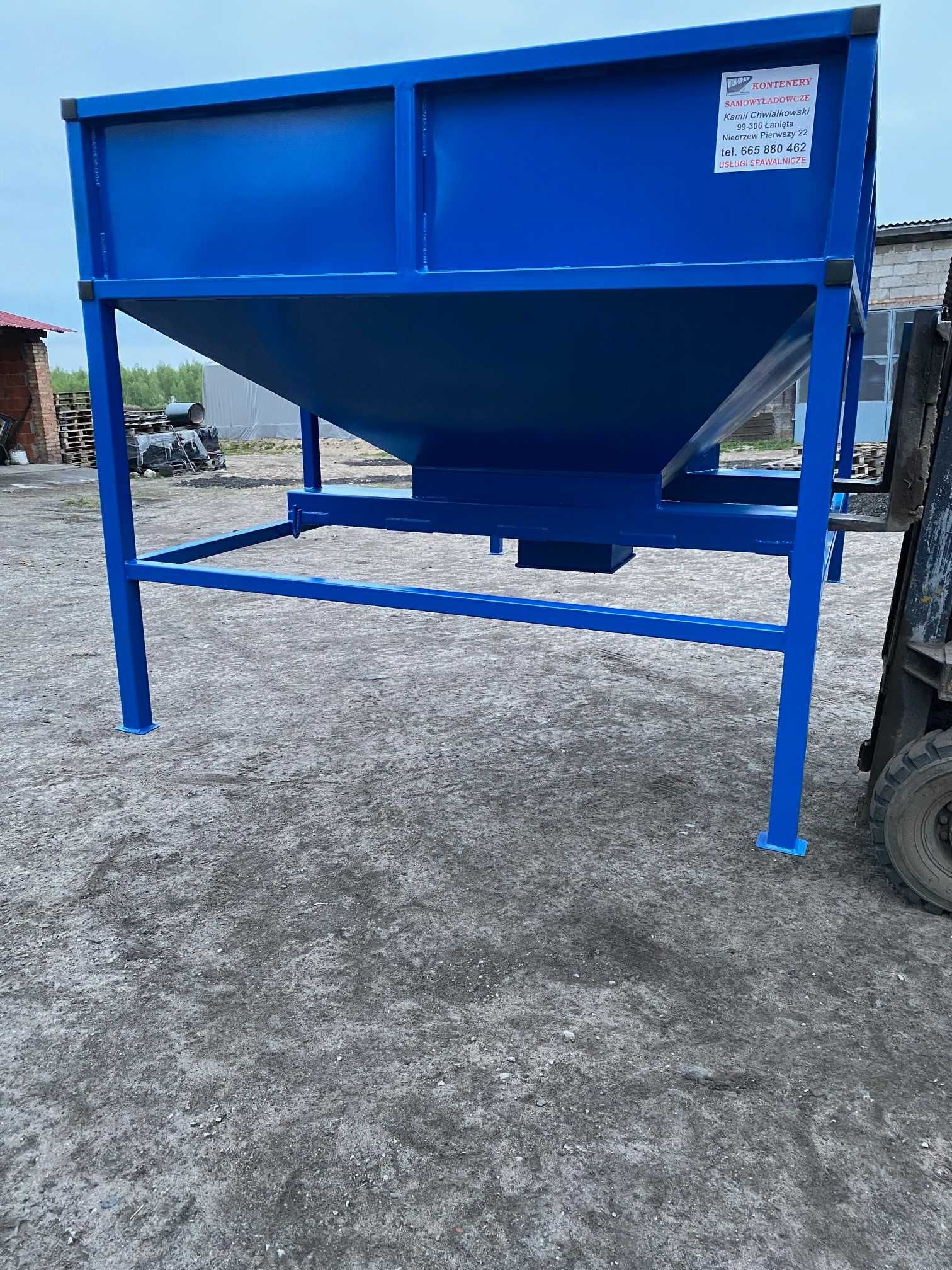Kosz zasypowy, kosz przyjęciowy, bufor, paczkarka, zasobnik, separator
