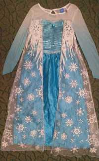 Карнавальное платье принцессы Эльзы Холодное сердце на  11-12 лет