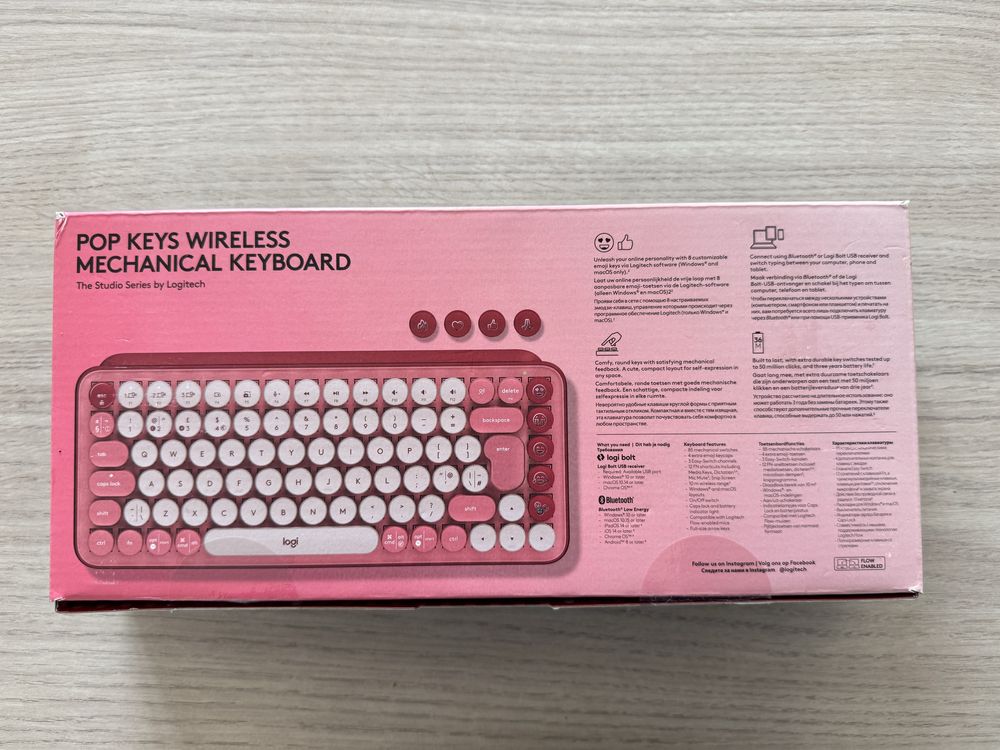 Klawiatura Logitech Pop Keys bezprzewodowa nowa
