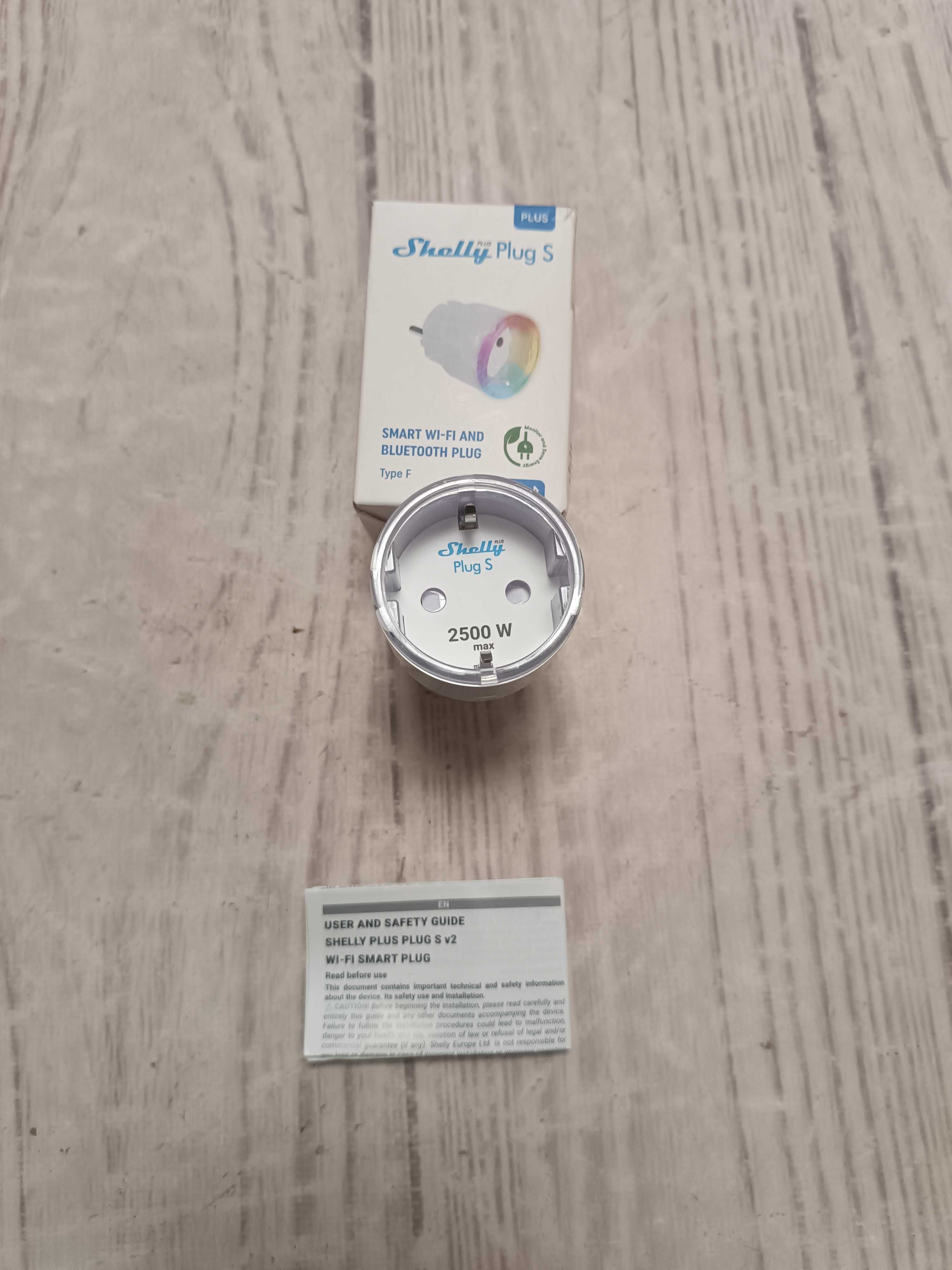 Shelly Plus Plug S Розумна розетка з функцією вимірювання 10 А