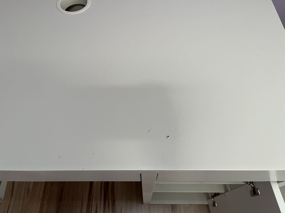 Biurko Micke i krzesło Vimund IKEA