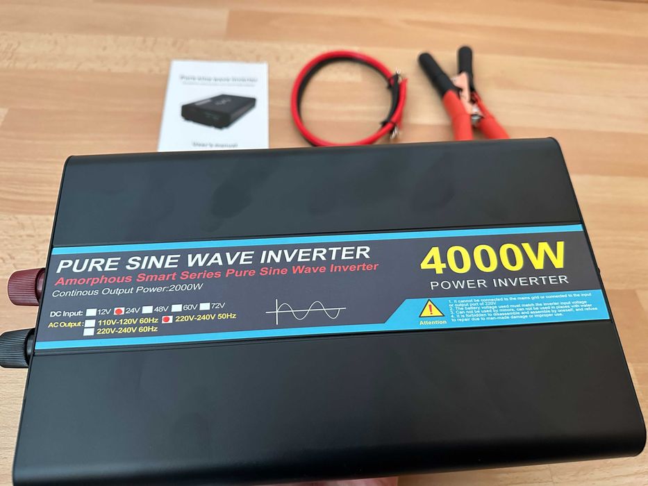 [NOVO] Inversor / Transformador 2000W / 4000W [Onda Pura] [12V/24V]