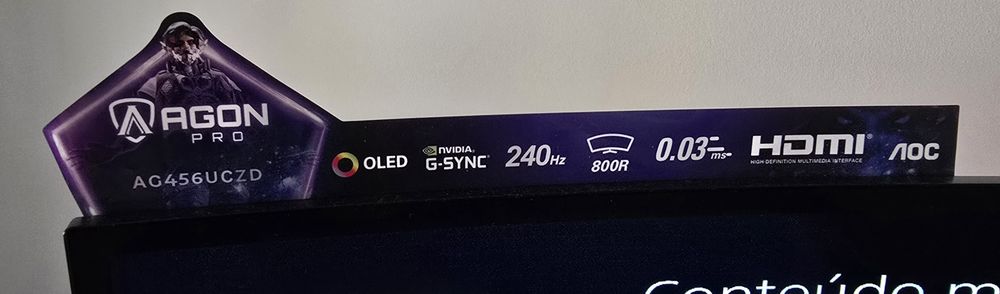 Monitor Gaming Curvo AOC Agon Pro Oled 44.5