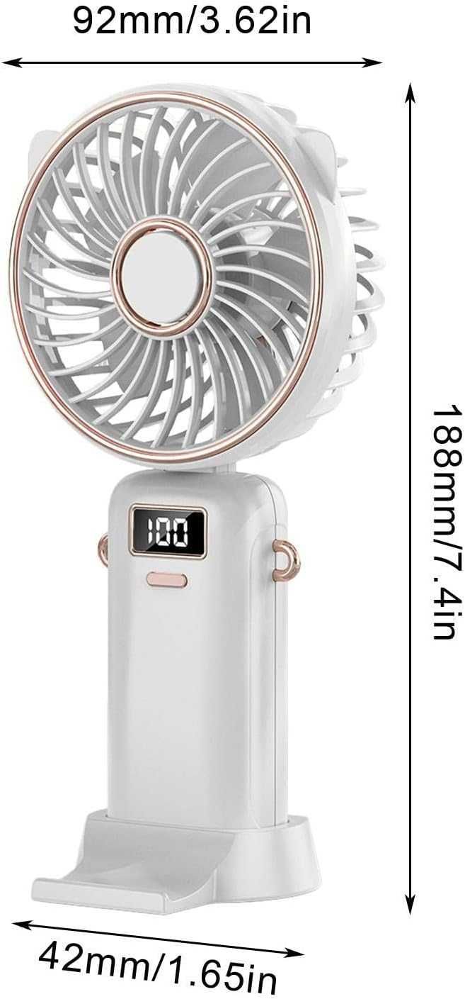 mini ręczny wetnylator ładowany na USB