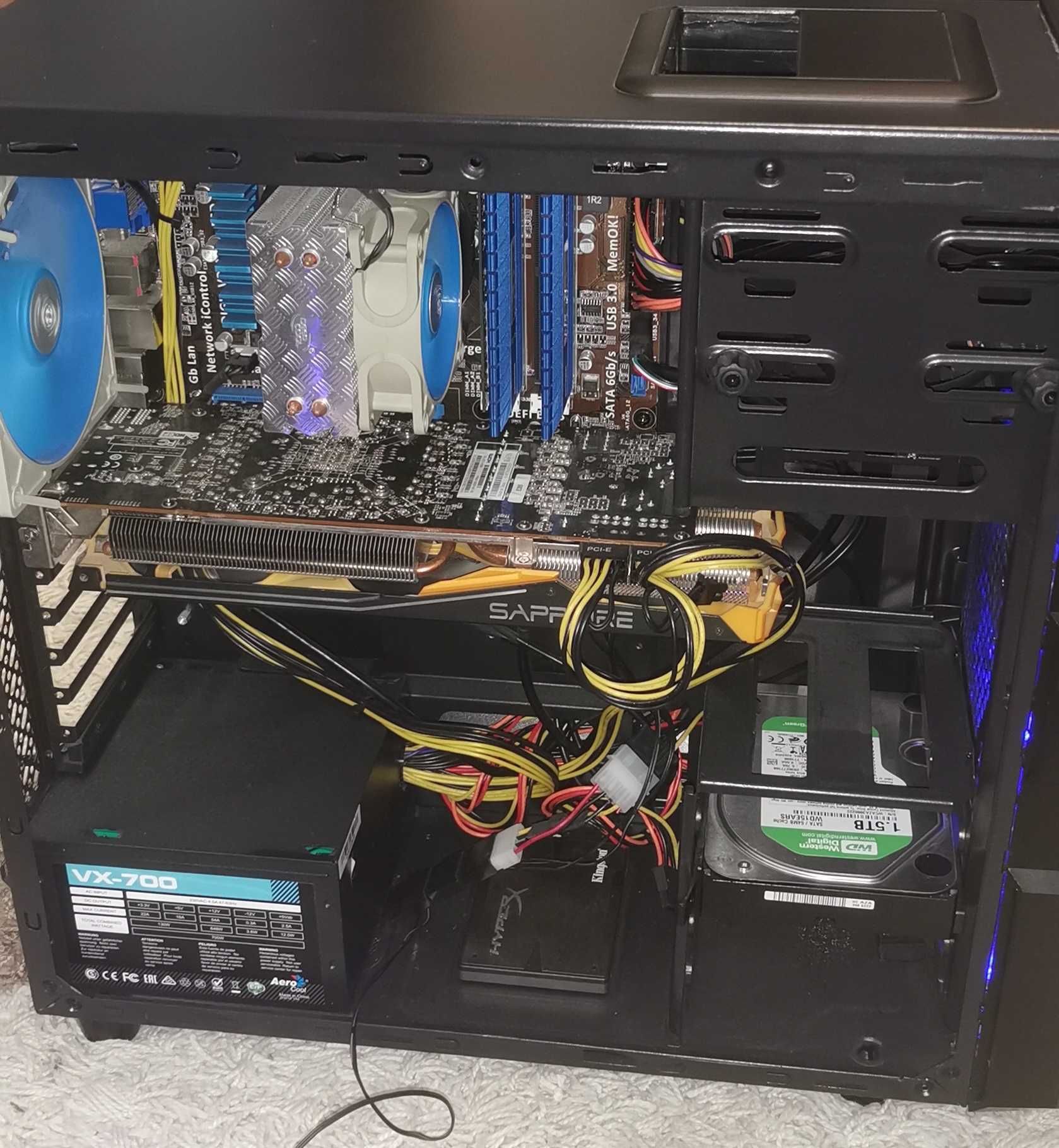 Бюджетный игровой ПК i5-3570К 16gb R9 290 SSD240+HDD1.5Tb 700W 80+Gold
