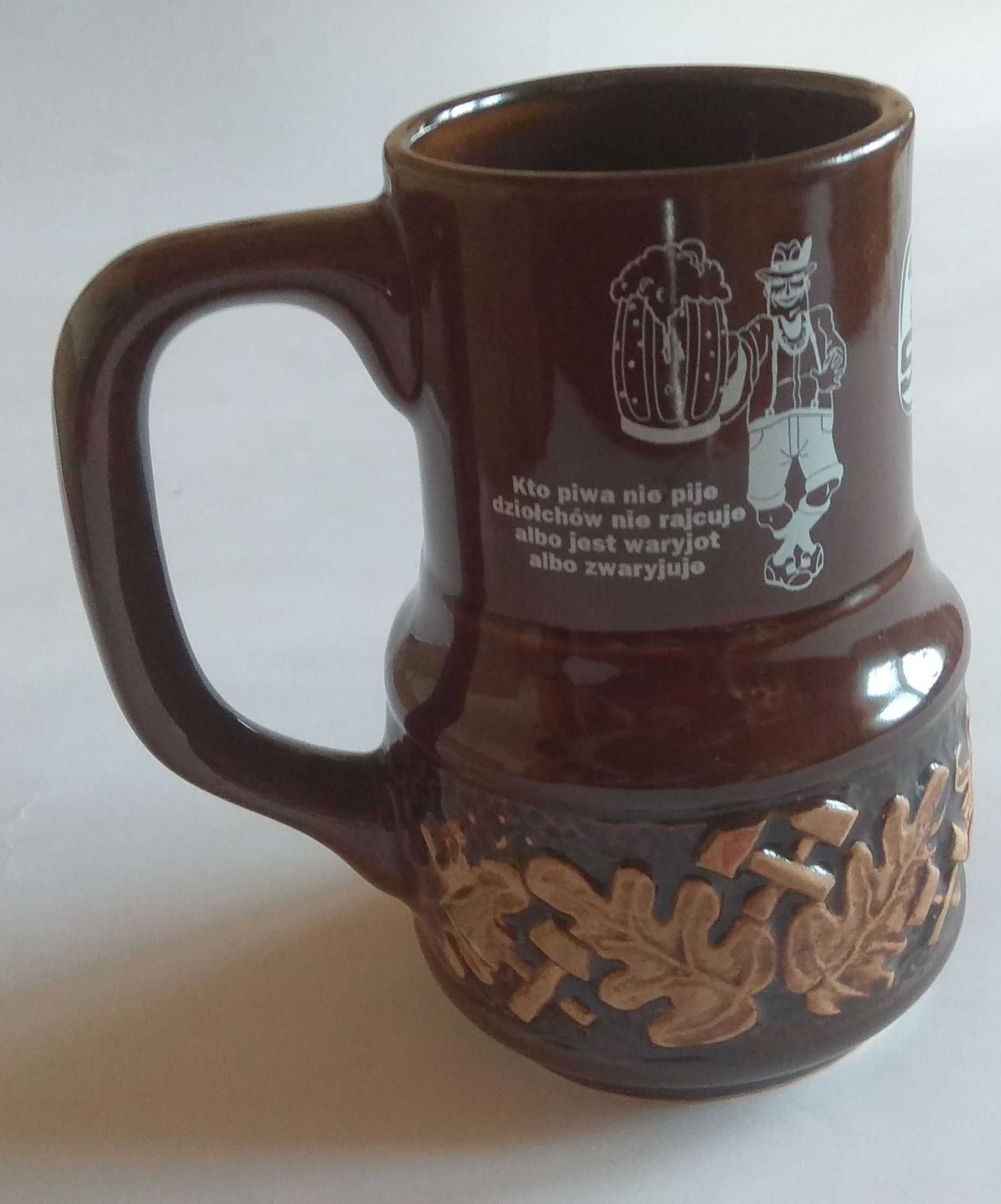 Pokal kufel gliniany szklanka Biesiada Piwna 2000