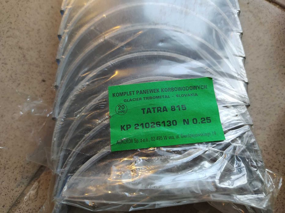 Tatra 815 komplet panewek korbowodowych