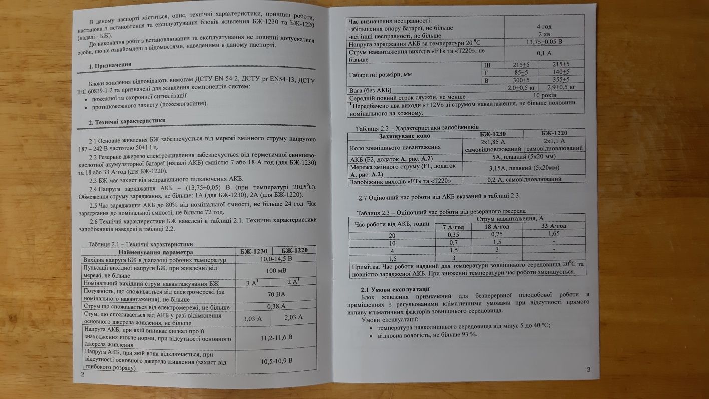 БЖ1230 Тiрас новий бесперебiйник