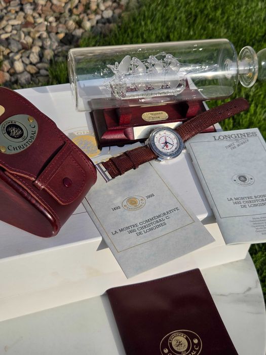 Longines Christobal Columb Compass Ref 5253 Full Set - jak NOWY!